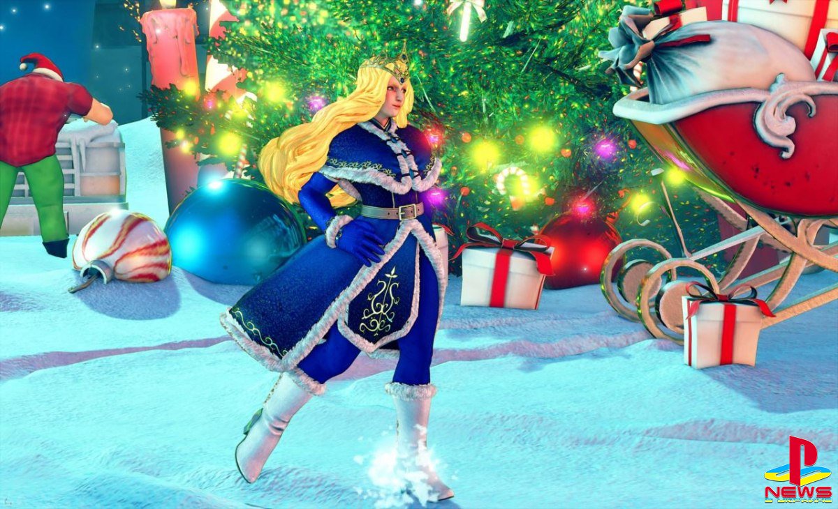 Персонажи Street Fighter 5 предадутся ностальгии и приготовятся к Рождеству