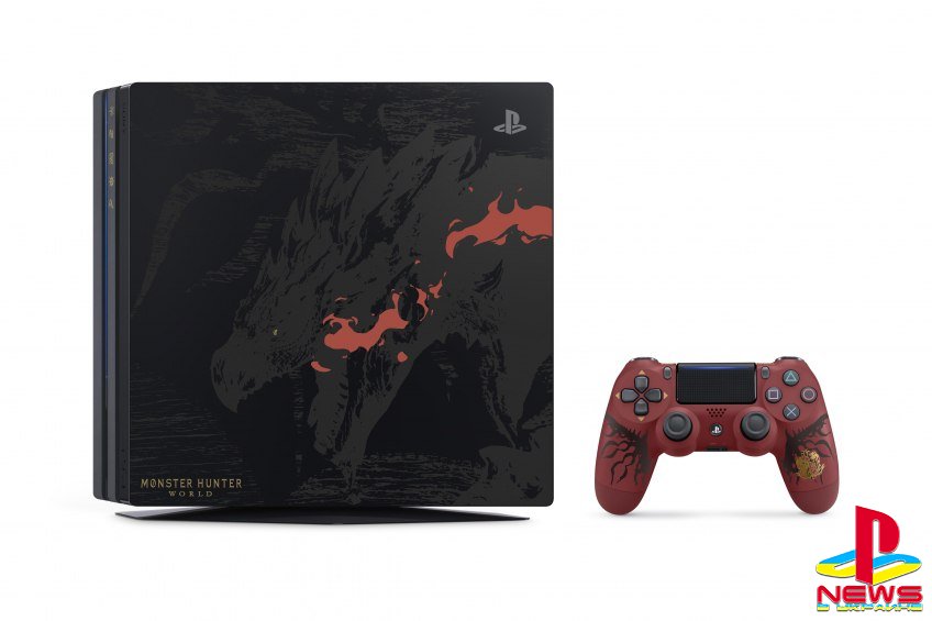 PS4 Pro в стиле Monster Hunter World доберётся до Европы и США