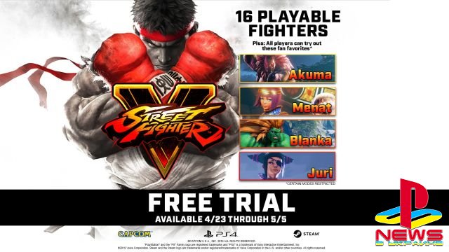 Street Fighter V станет бесплатной на две недели