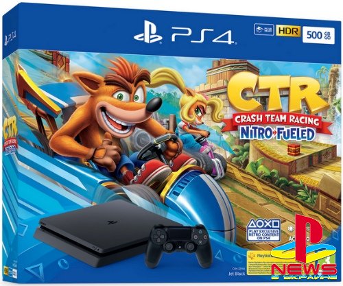 Sony анонсировала бандлы PlayStation 4 c Crash Team Racing: Nitro-Fueled